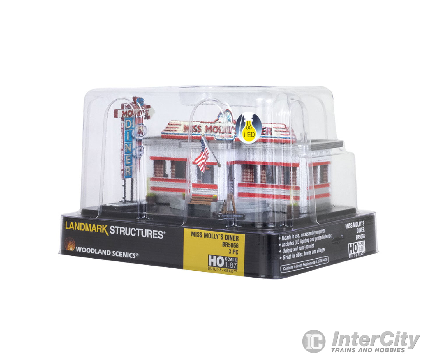 Woodland Scenics 5066 Miss Molly’s Diner Ho Scale Structures