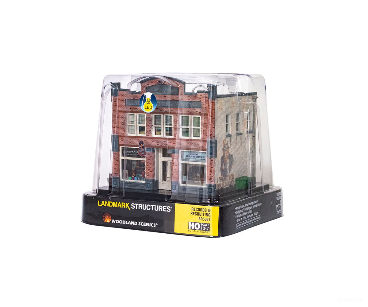Woodland Scenics 5067 Records & Recruiting Ho Scale Structures