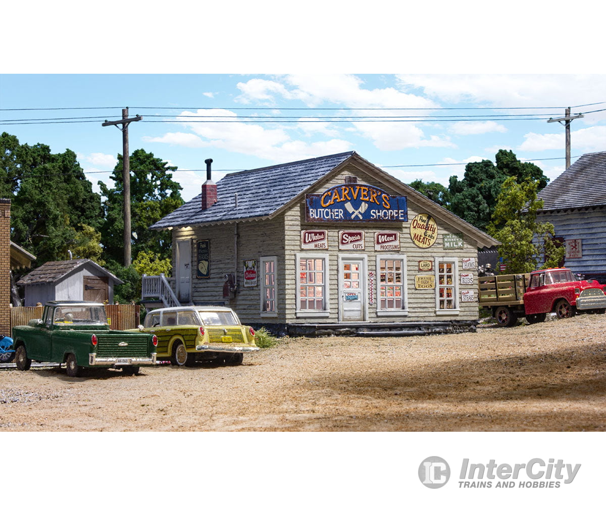 Woodland Scenics 5068 Carver’s Butcher Shoppe Ho Scale Structures
