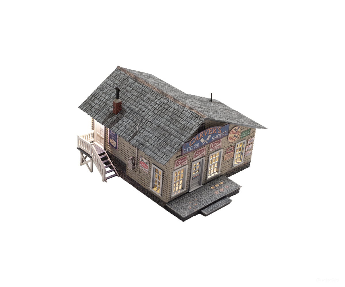 Woodland Scenics 5068 Carver’s Butcher Shoppe Ho Scale Structures