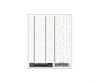 Woodland Scenics 510 Decal - Rr Roman Numbers White Decals
