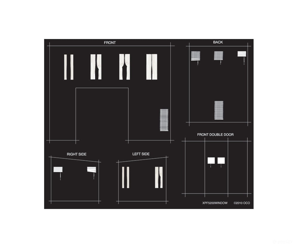 Woodland Scenics 5200 Fresh Market - Landmark Structures(R) - - Kit 2 - 7/16 X 2’ 6.2 5.1Cm
