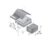 Woodland Scenics 5203 Sonny’s Super Service - Landmark Structures(R) - - Kit 3 - 3/16 X 2 -