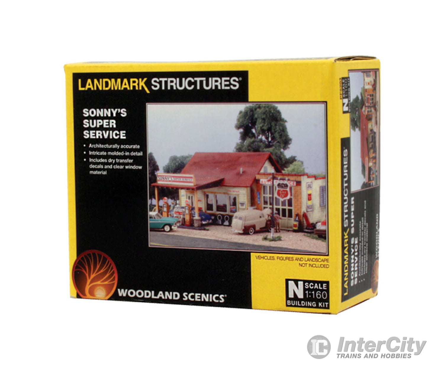 Woodland Scenics 5203 Sonny’s Super Service - Landmark Structures(R) - - Kit 3 - 3/16 X 2 -