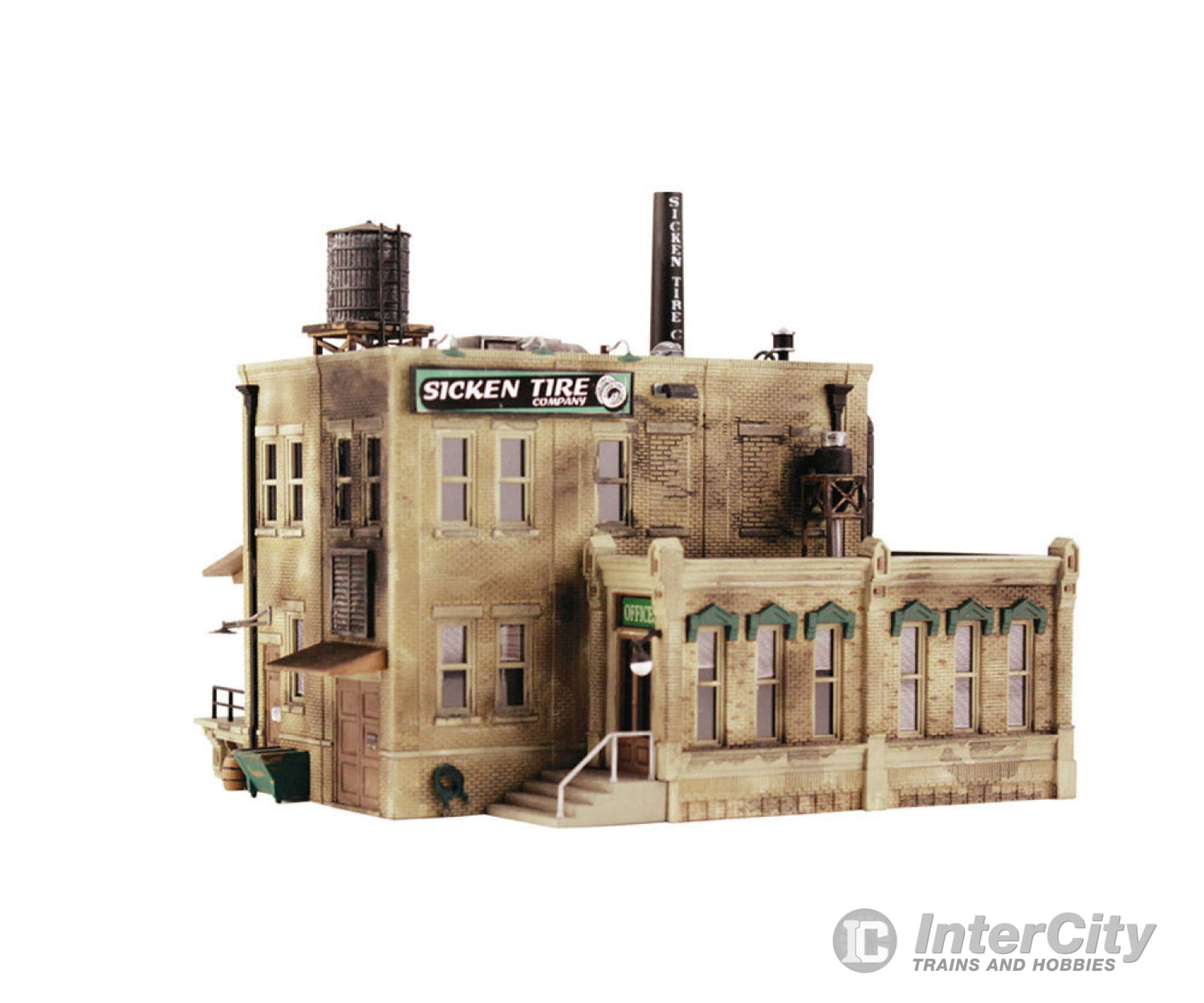 Woodland Scenics 5204 Sicken Tire Company - Landmark Structures(R) Kit 3 - 9/16 X 3 - 1/8’ 9 8Cm