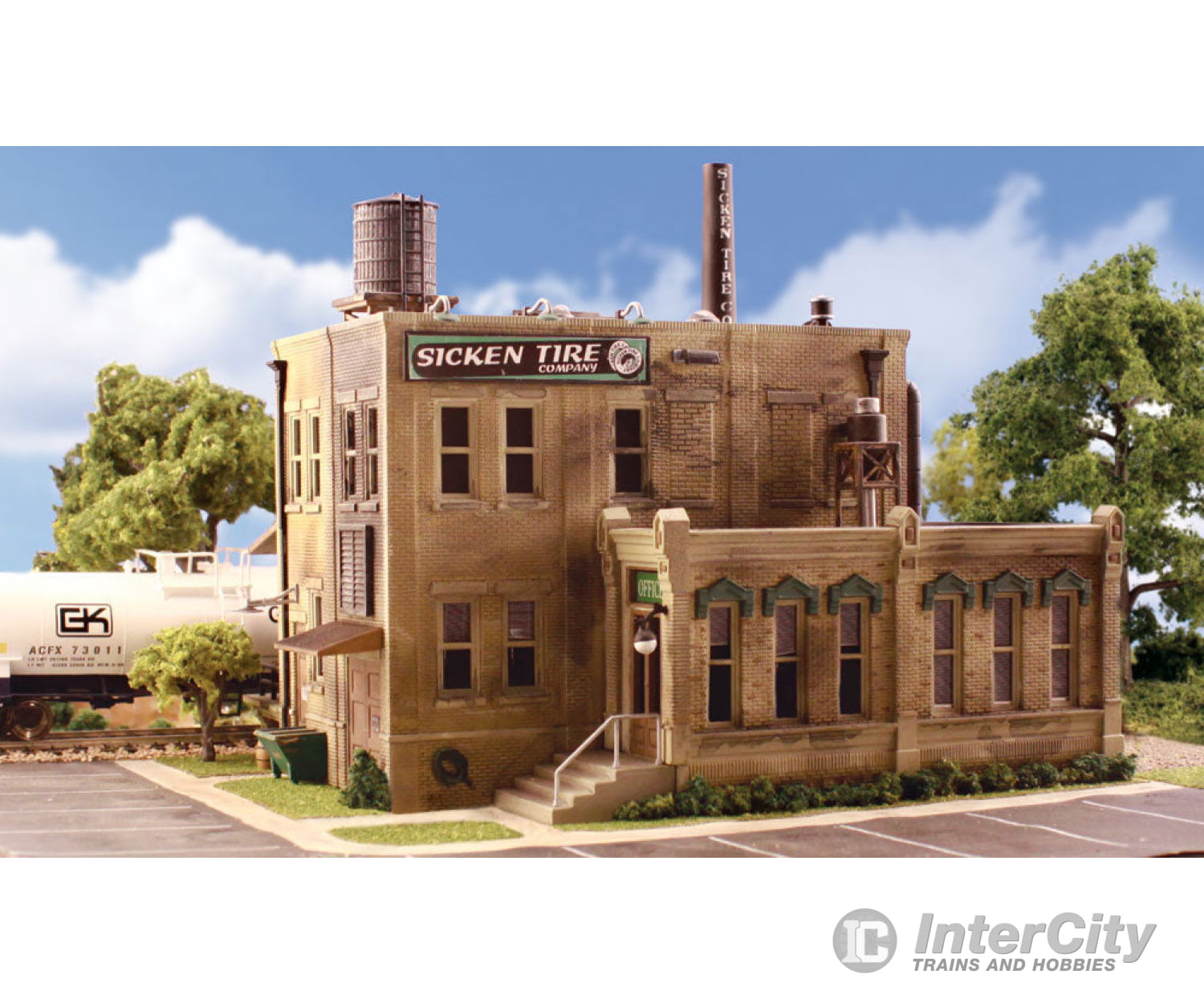 Woodland Scenics 5204 Sicken Tire Company - Landmark Structures(R) Kit 3 - 9/16 X 3 - 1/8’ 9 8Cm