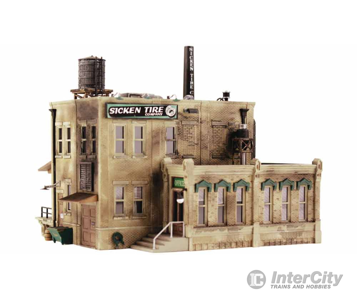 Woodland Scenics 5204 Sicken Tire Company - Landmark Structures(R) Kit 3 - 9/16 X 3 - 1/8’ 9 8Cm