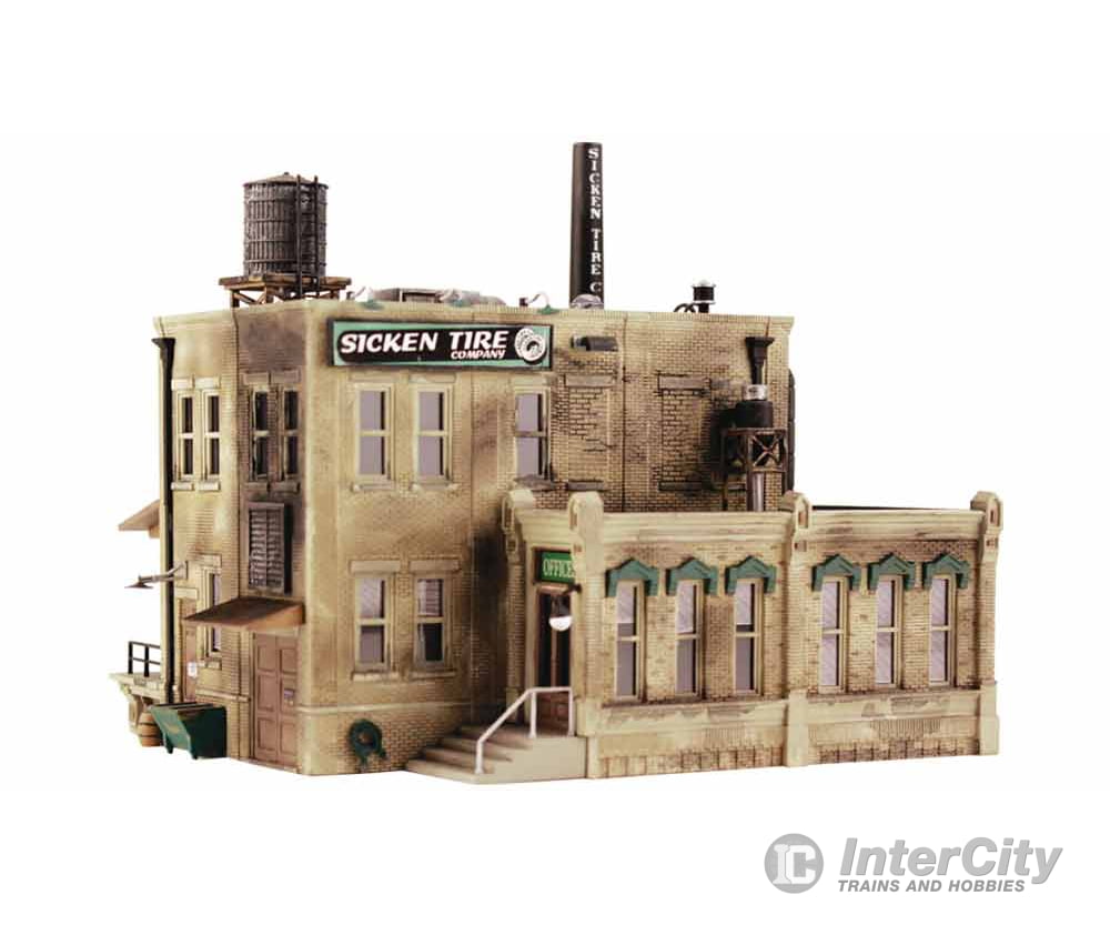 Woodland Scenics 5204 Sicken Tire Company - Landmark Structures(R) Kit 3 - 9/16 X 3 - 1/8’ 9 8Cm