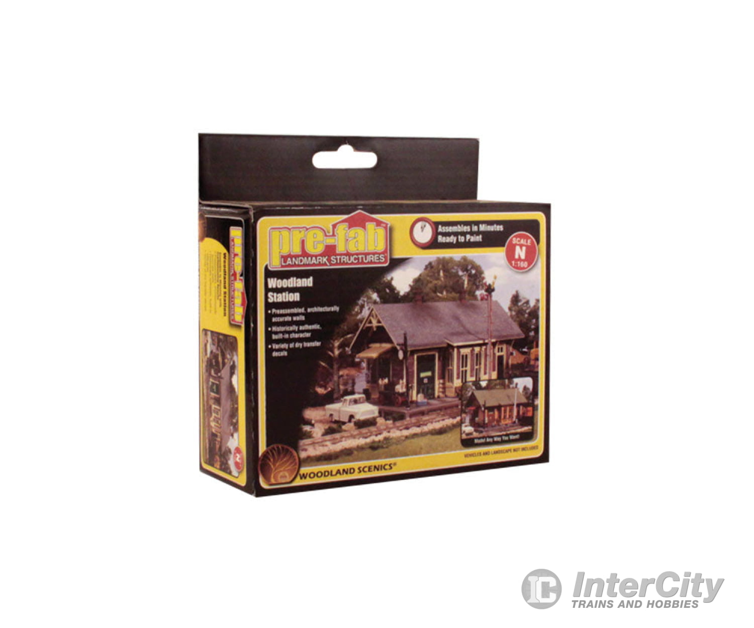 Woodland Scenics 5207 Station - Landmark Structures(R) - - Kit 4 - 1/32 X 2 - 15/16’ 10.2 7.46Cm