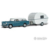 Woodland Scenics 5328 Thompson’s Travelin’ Trailer - Assembled Autoscenes(R) - - Station Wagon