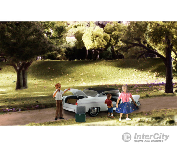 Woodland Scenics 5342 Autoscenes(Tm) - - Pit Stop Cars & Trucks