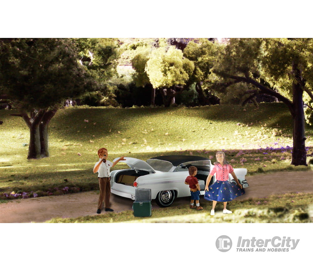 Woodland Scenics 5342 Autoscenes(Tm) - - Pit Stop Cars & Trucks