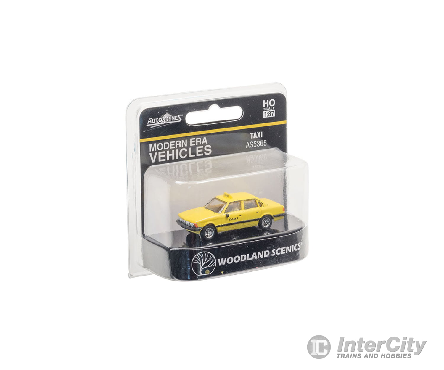 Woodland Scenics 5365 Taxi - Modern Era Vehicles Yellow Cars & Trucks