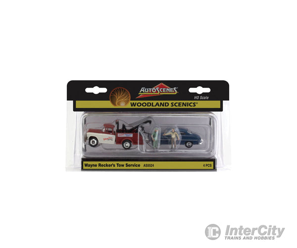 Woodland Scenics 5524 Wayne Recker Tow Service (Ho) Cars & Trucks