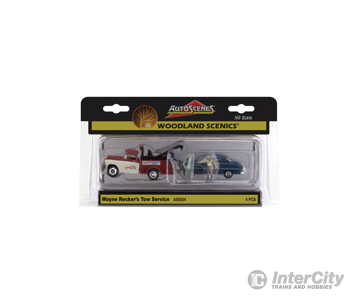 Woodland Scenics 5524 Wayne Recker Tow Service (Ho) Cars & Trucks