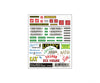 Woodland Scenics 553 Decal - Depot Rea & Advertising Signs Decals