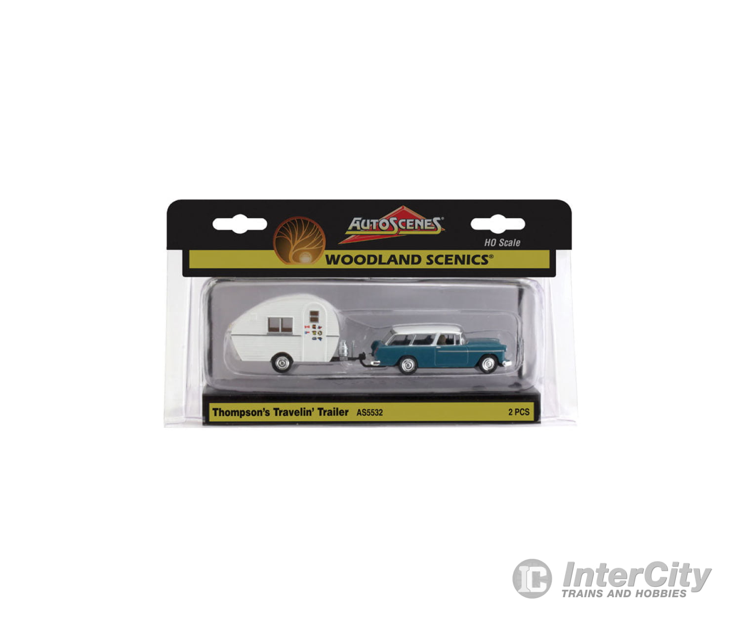 Woodland Scenics 5532 Thompson’s Travelin’ Trailer Ho Scale Cars & Trucks