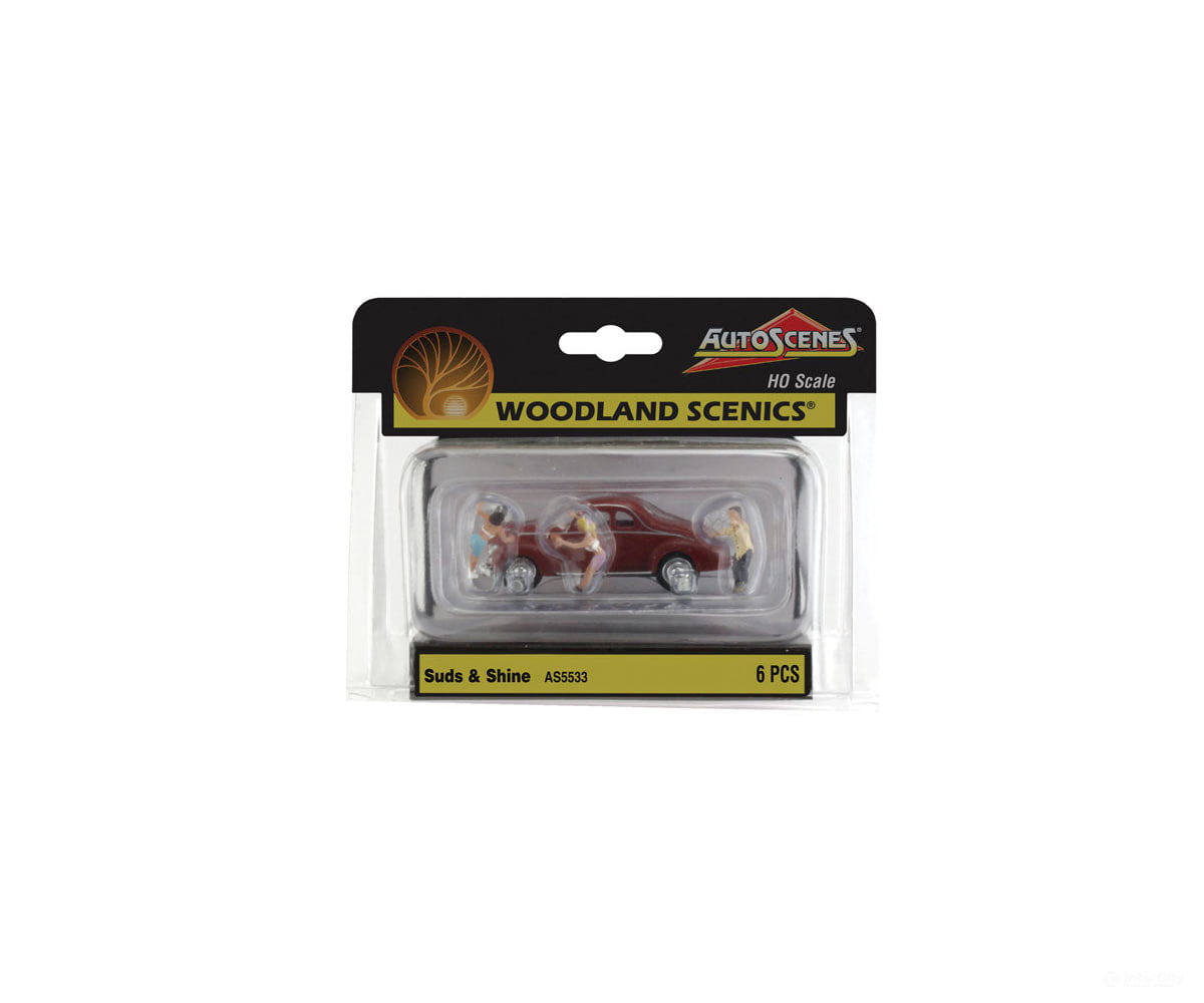 Woodland Scenics 5533 Suds & Shine (Ho) Cars Trucks