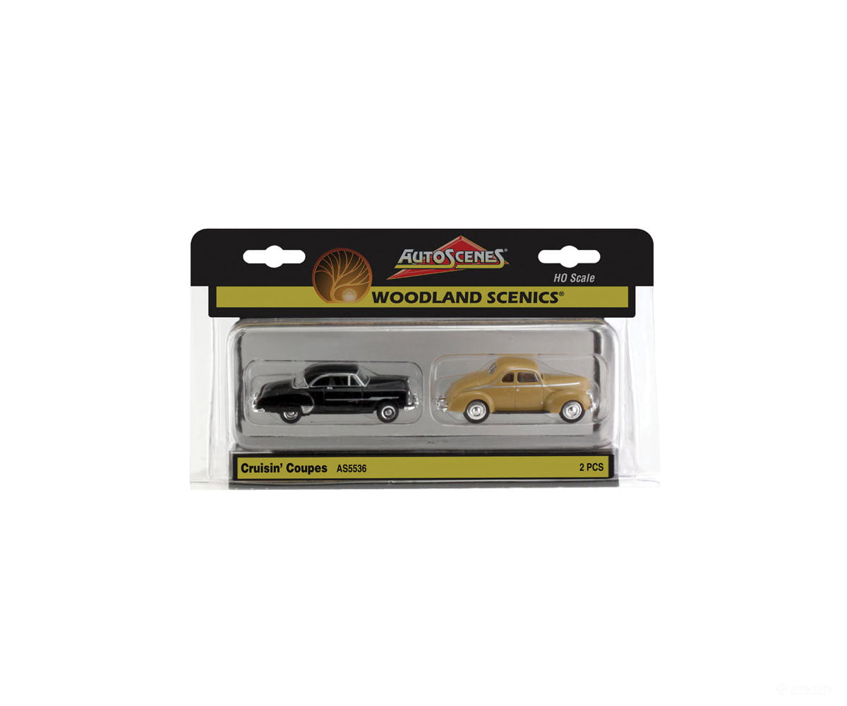 Woodland Scenics 5536 Cruising Coupes Ho Scale Cars & Trucks