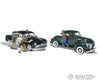 Woodland Scenics 5540 Getaway Gangsters Ho Scale Cars & Trucks