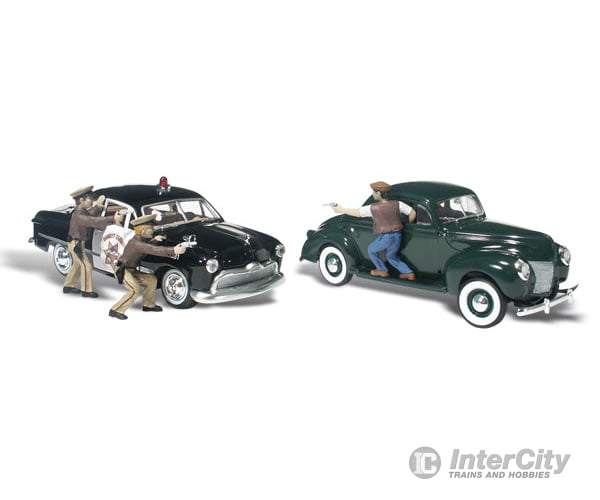 Woodland Scenics 5540 Getaway Gangsters Ho Scale Cars & Trucks