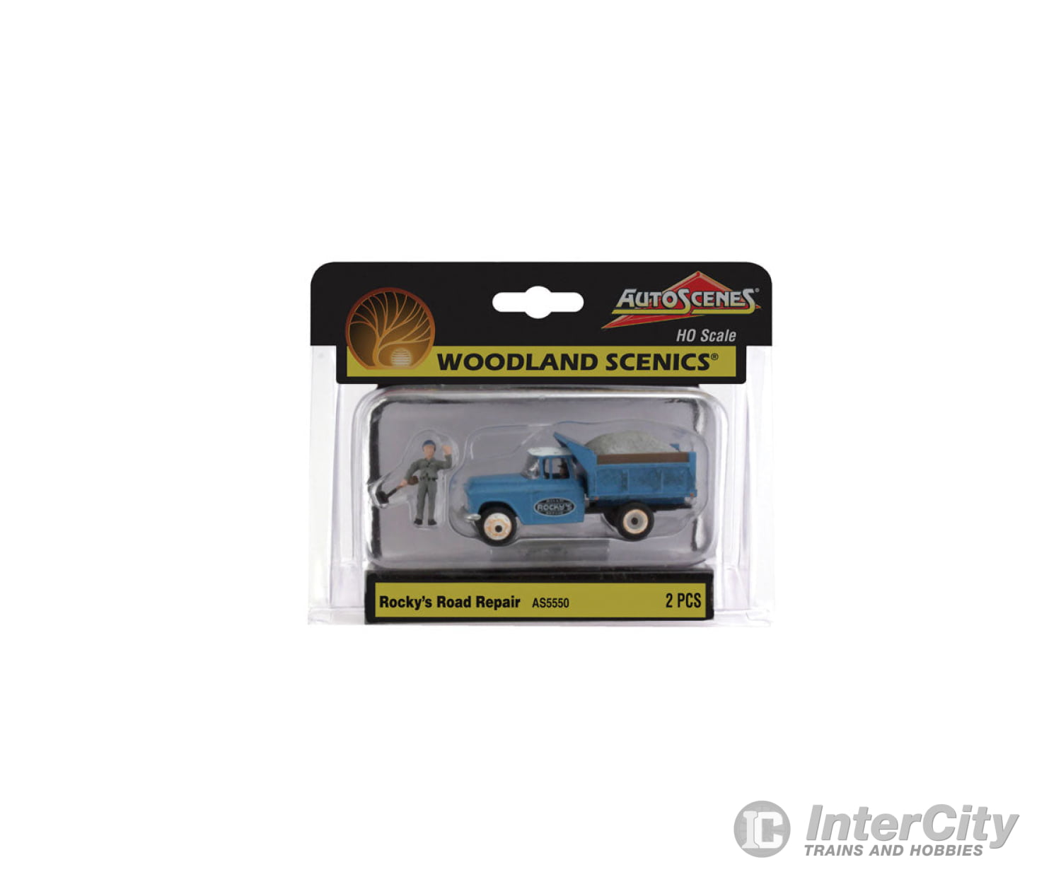 Woodland Scenics 5550 Rocky’s Road Repair Ho Scale Cars & Trucks