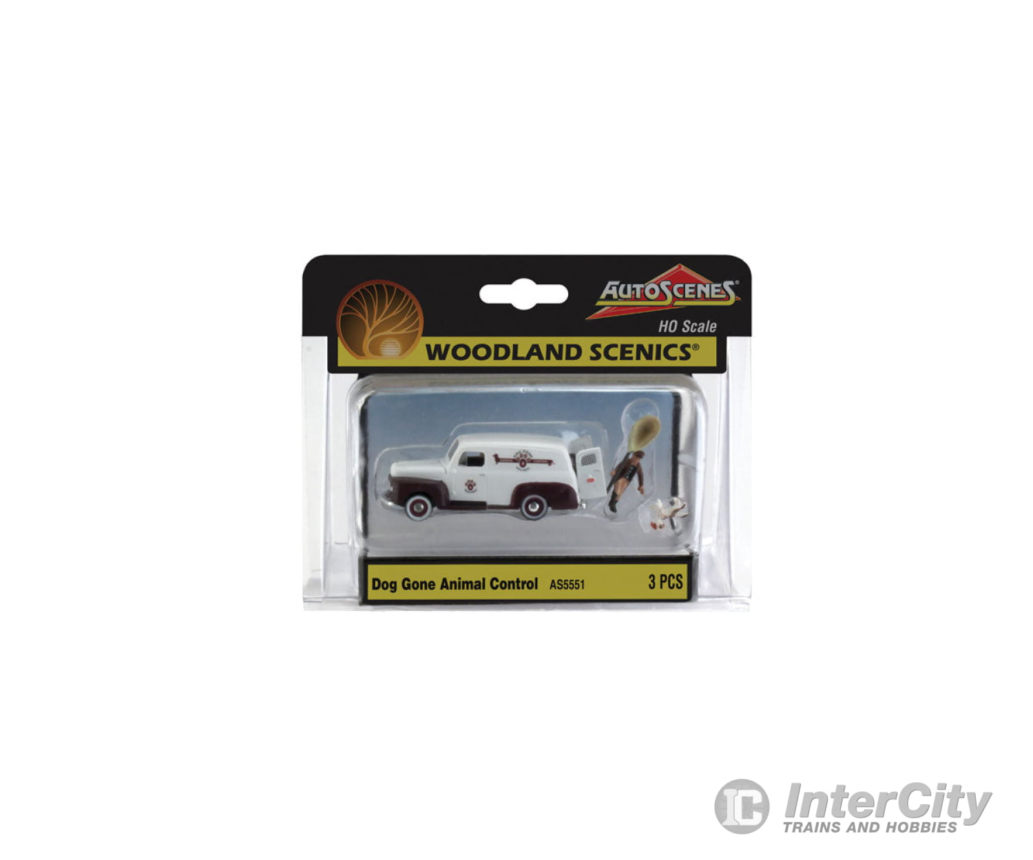 Woodland Scenics 5551 Dog Gone Animal Control Cars & Trucks