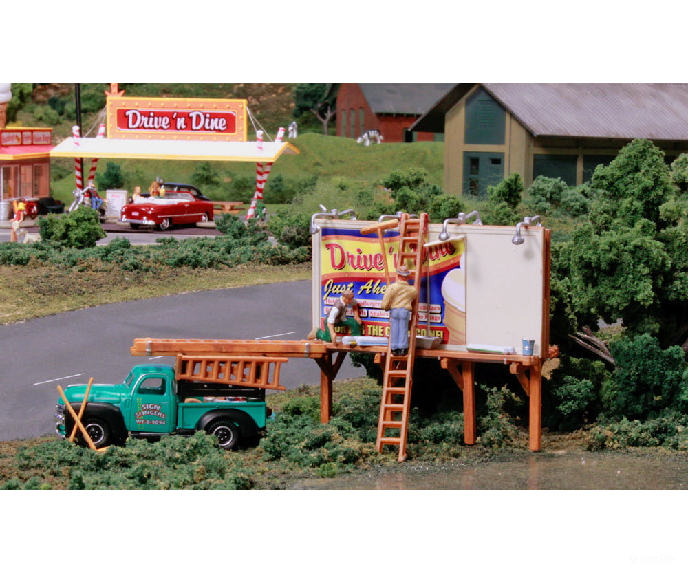 Woodland Scenics 5556 Sign Slingers Ho Scale Cars & Trucks