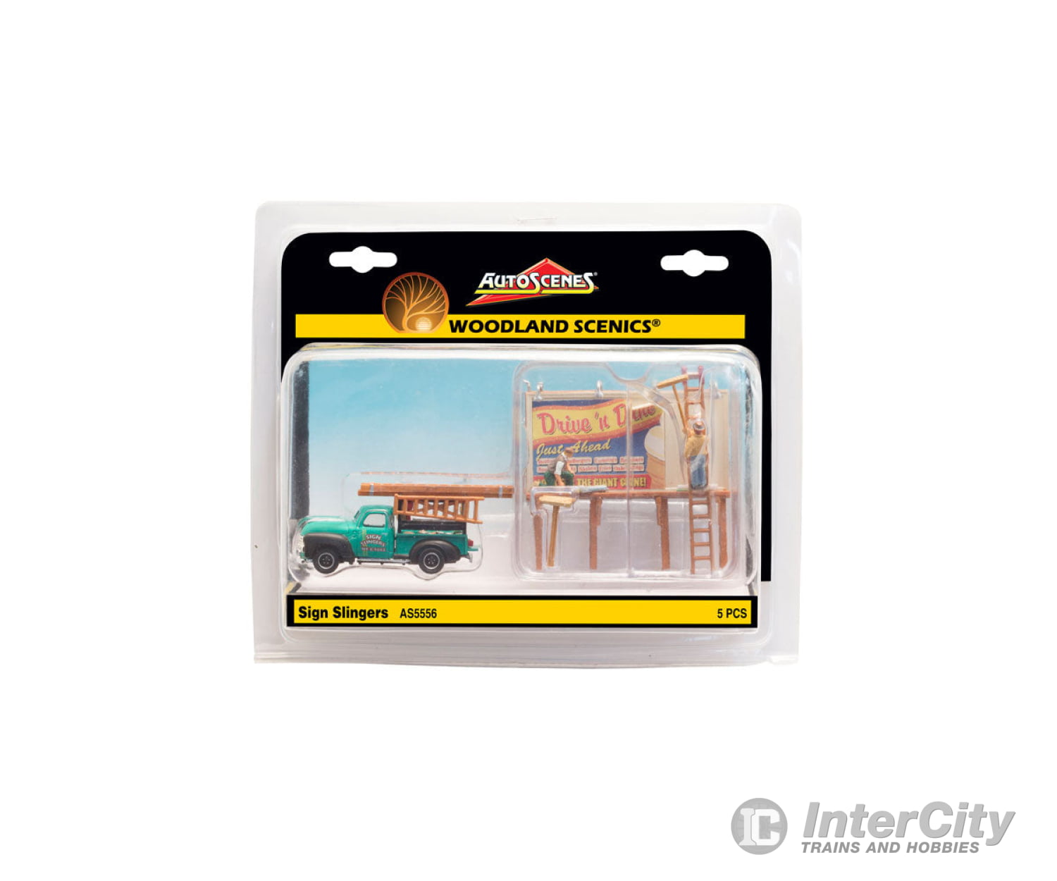 Woodland Scenics 5556 Sign Slingers Ho Scale Cars & Trucks