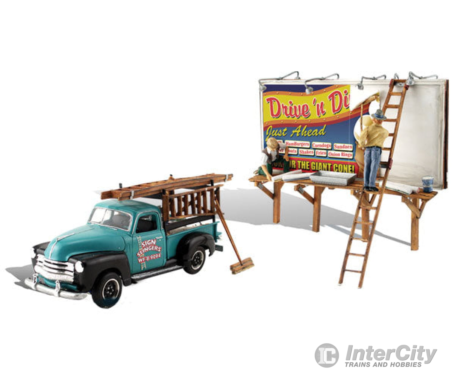 Woodland Scenics 5556 Sign Slingers Ho Scale Cars & Trucks