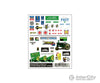 Woodland Scenics 556 Decal - Assorted Logos & Signs Decals