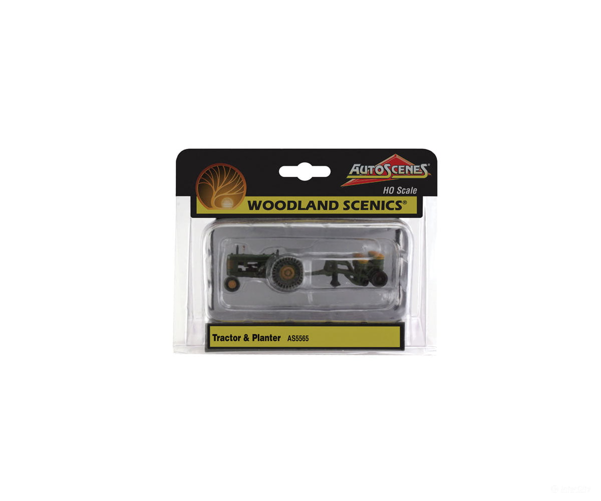 Woodland Scenics 5565 Tractor & Planter Ho Scale Cars Trucks