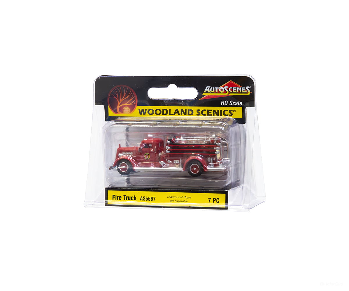 Woodland Scenics 5567 Fire Truck Ho Scale Cars & Trucks