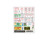 Woodland Scenics 557 Decal - Data/Warning Labels & Signs Decals