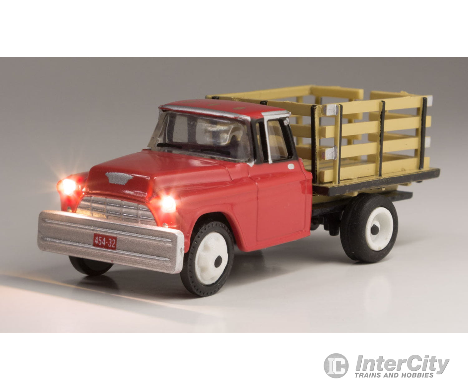 Woodland Scenics 5595 Heavy Hauler - Just Plug(R) Lighted Vehicle Red Cars & Trucks