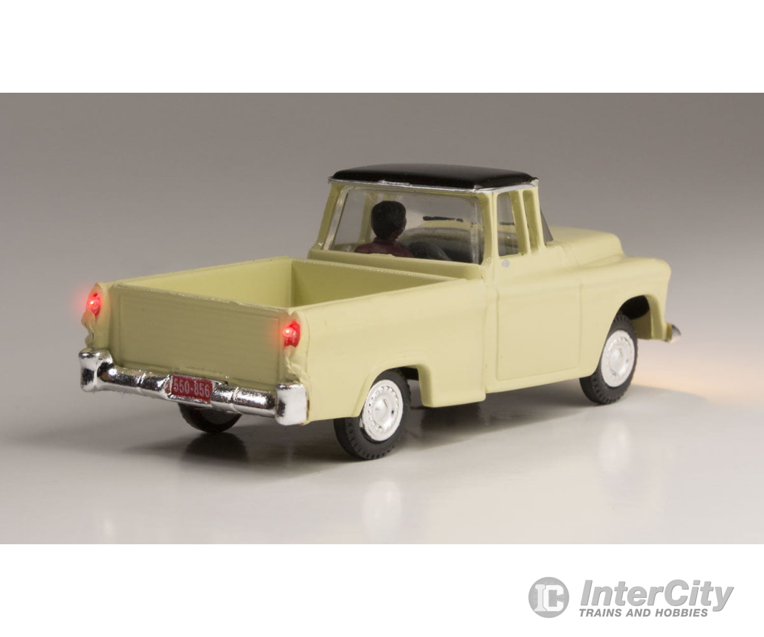 Woodland Scenics 5597 Just Plug(R) Lighted Vehicle Work Truck (Light Yellow) Cars & Trucks