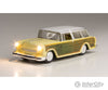 Woodland Scenics 5599 Station Wagon - Just Plug(R) Lighted Vehicle Yellow With Wood Sides Cars &