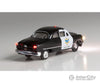 Woodland Scenics 5613 Just Plug(R) Lighted Vehicle Police Car (Black White) Cars & Trucks
