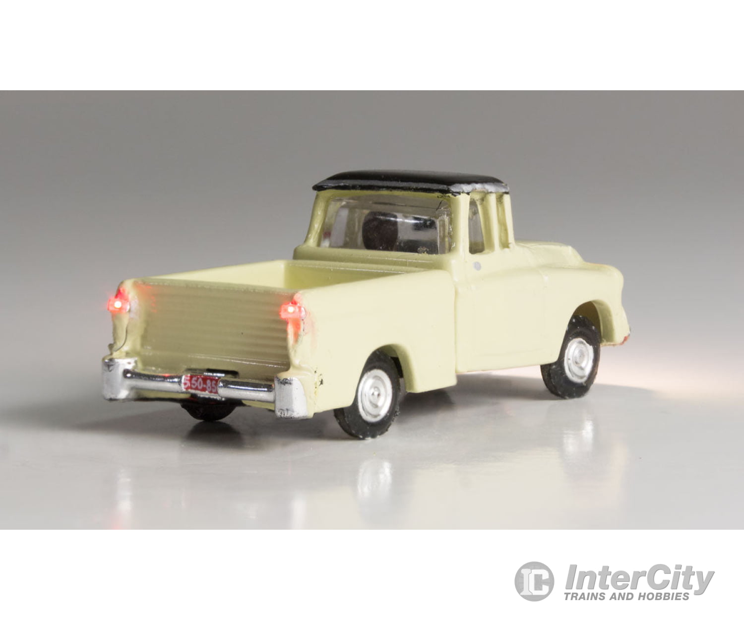 Woodland Scenics 5617 Just Plug(R) Lighted Vehicle - - Work Truck (Light Yellow) Cars & Trucks