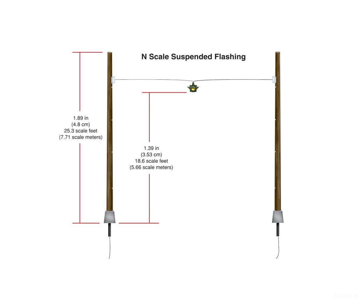 Woodland Scenics 5636 Suspended Flashing Lights (N) & Electronics
