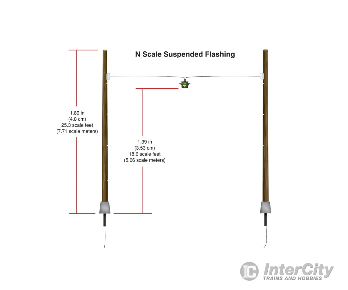 Woodland Scenics 5636 Suspended Flashing Lights (N) & Electronics