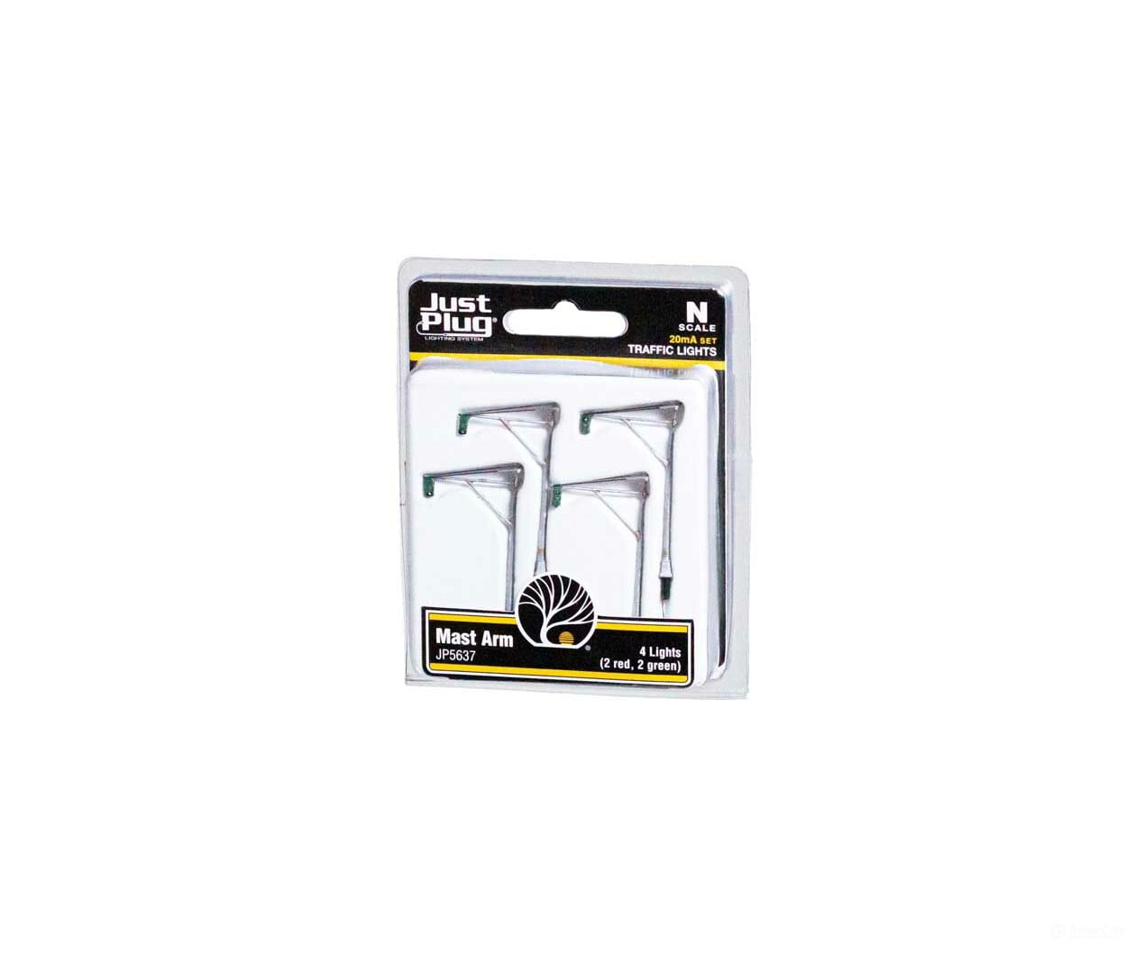 Woodland Scenics 5637 Mast Arm Traffic Lights (N) Lights & Electronics