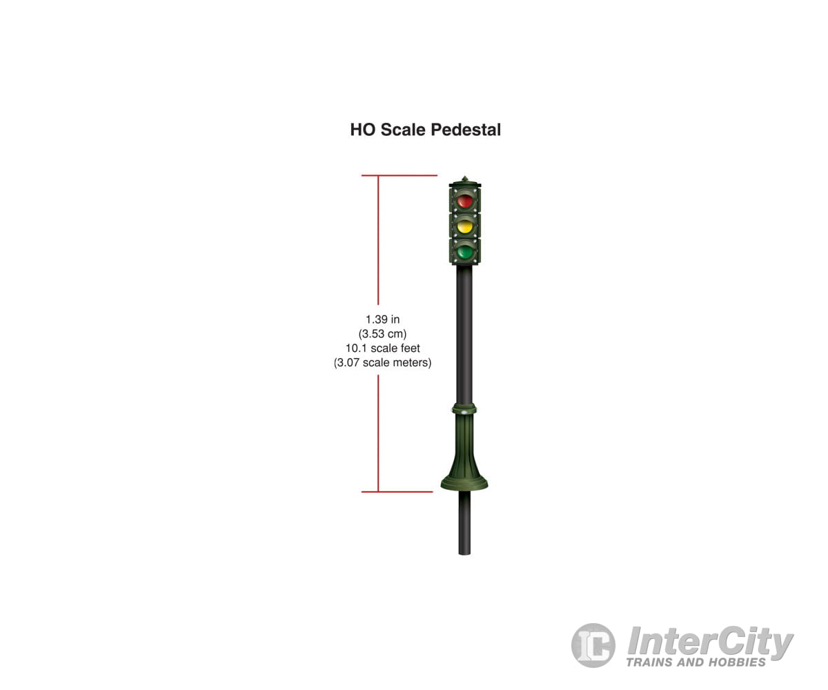 Woodland Scenics 5651 Just Plug(R) Pedestal Traffic Lights & Electronics