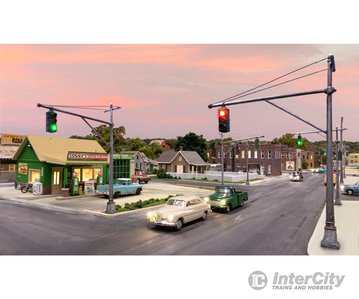 Woodland Scenics 5653 Mast Arm Traffic Lights (Ho) & Electronics