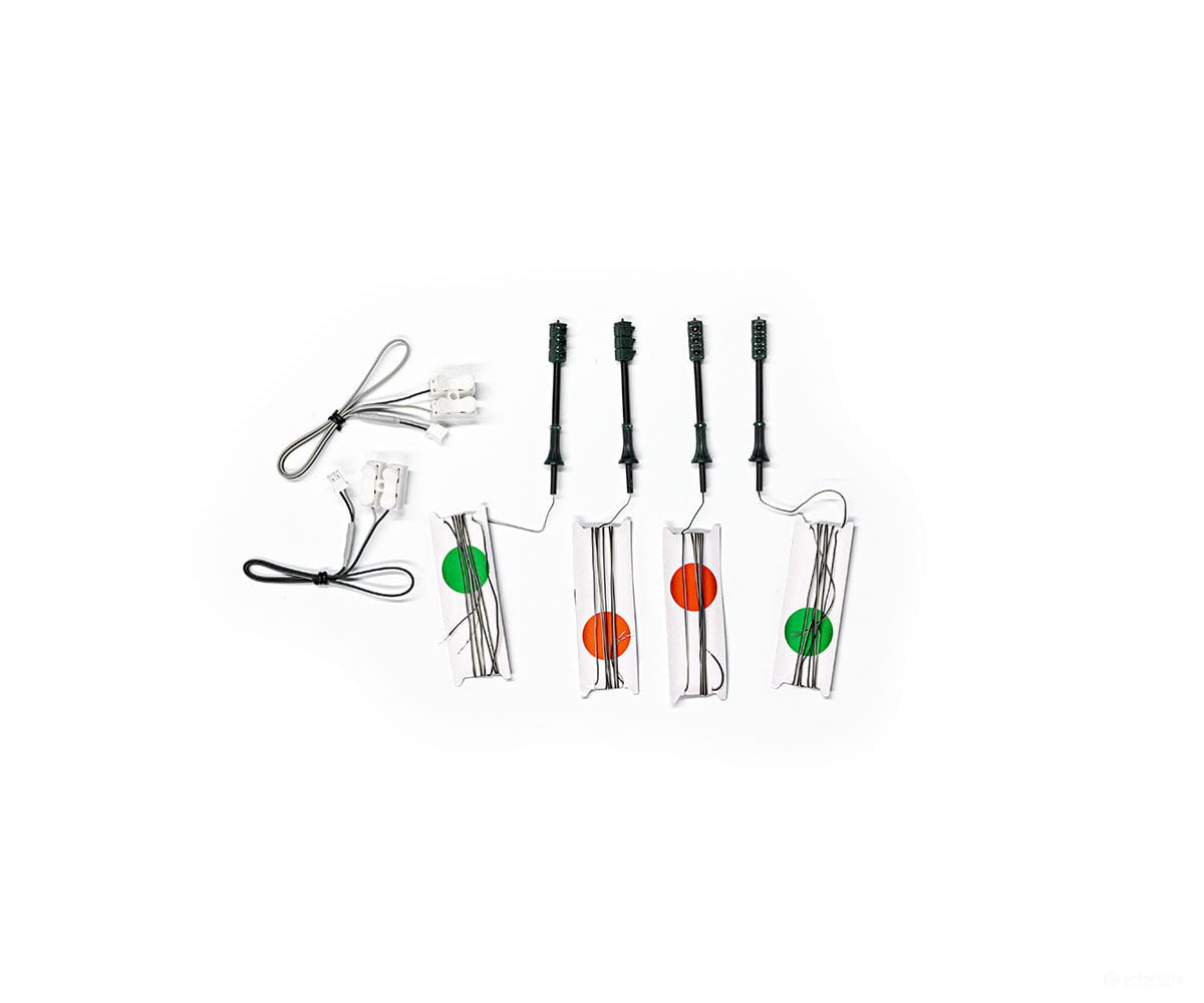 Woodland Scenics 5664 Pedestal Traffic Lights (O) & Electronics