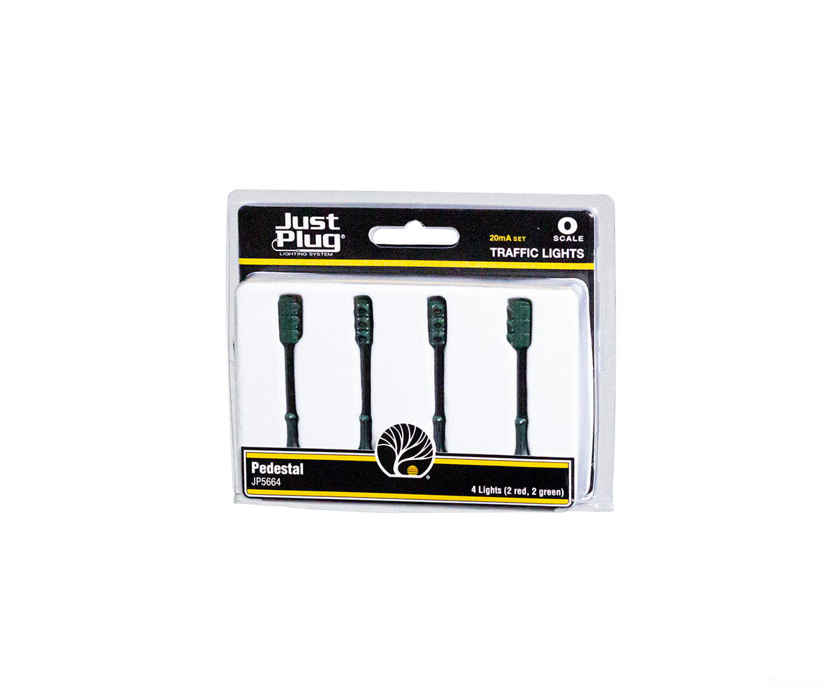 Woodland Scenics 5664 Pedestal Traffic Lights (O) & Electronics