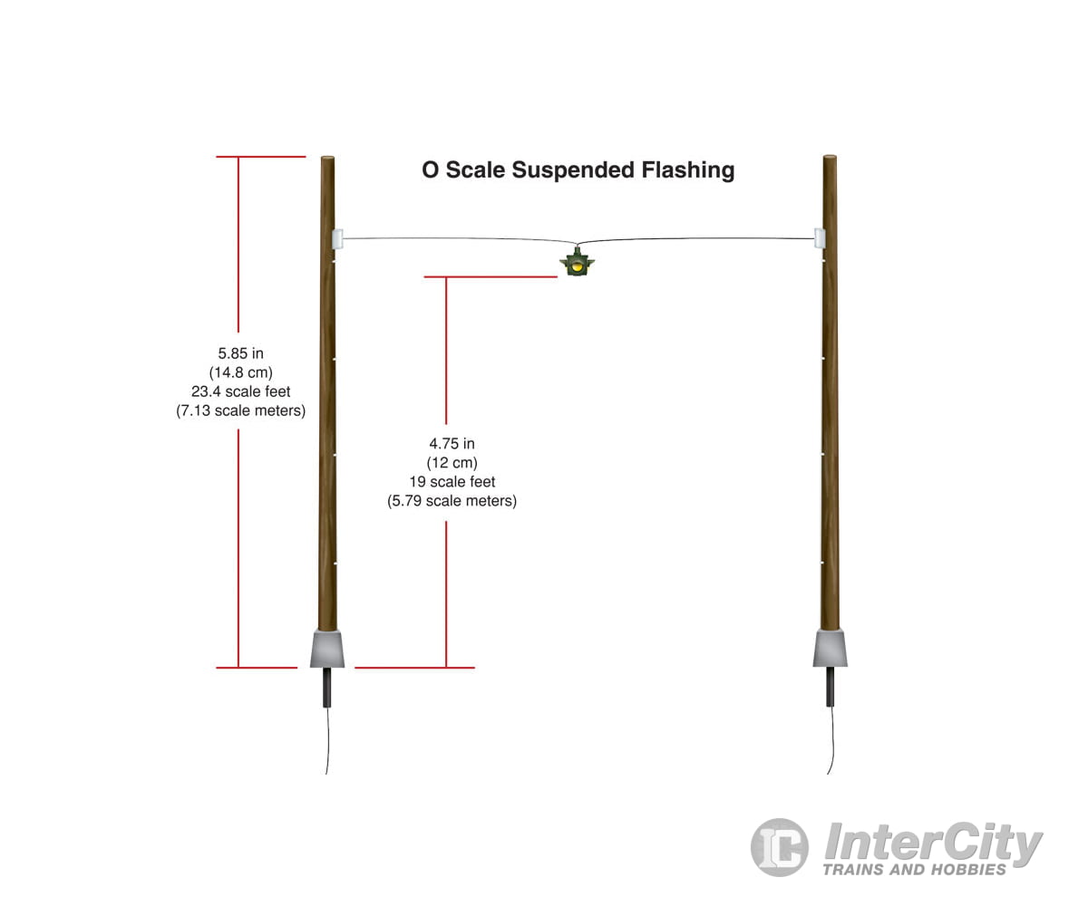 Woodland Scenics 5665 Suspended Flashing Lights (O) & Electronics