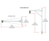 Woodland Scenics 5666 Mast Arm Traffic Lights (O) & Electronics