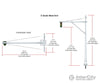 Woodland Scenics 5666 Mast Arm Traffic Lights (O) & Electronics