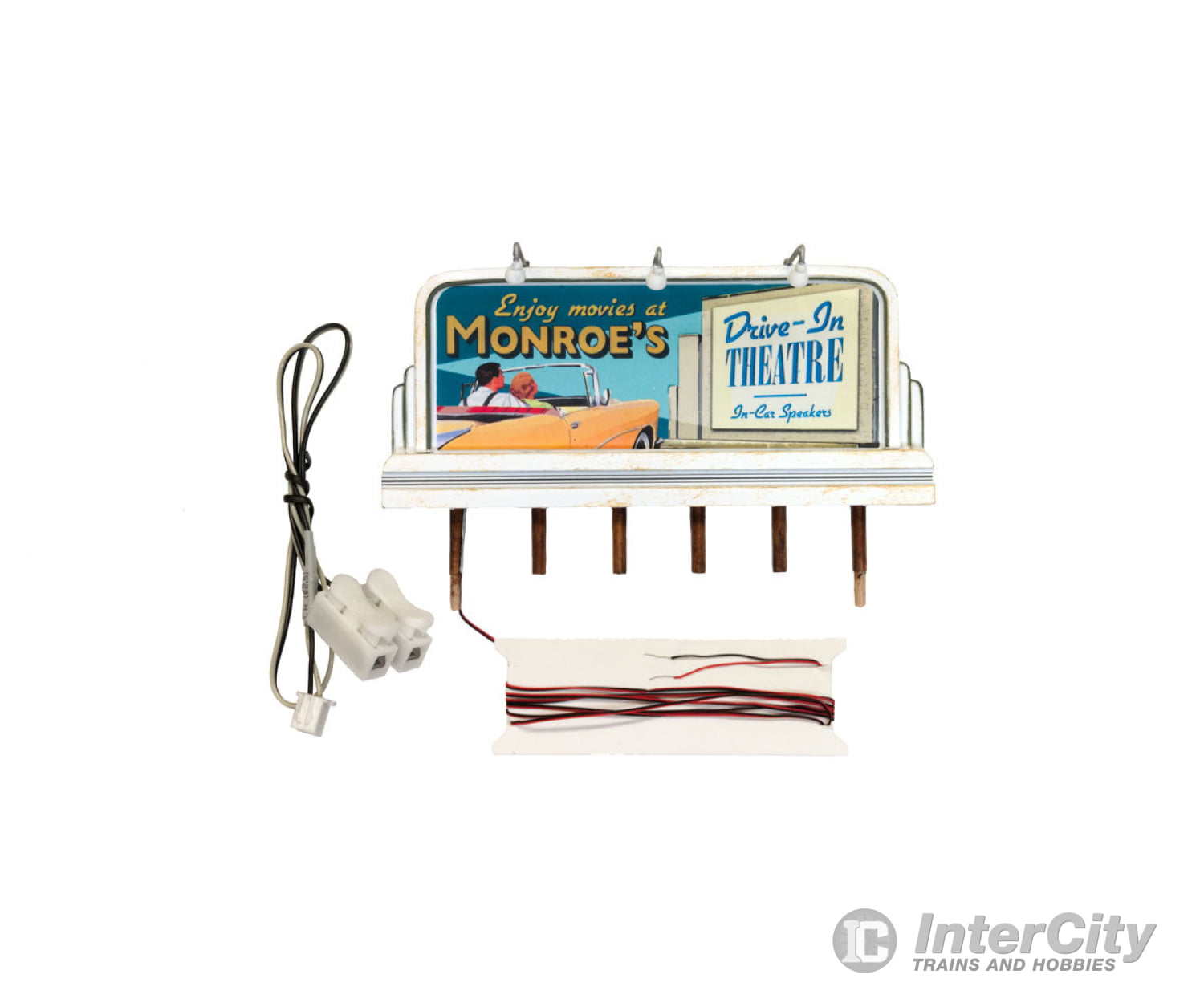 Woodland Scenics 5794 Lighted Billboard - Just Plug(R) Monroe’s Drive - In Lights & Electronics